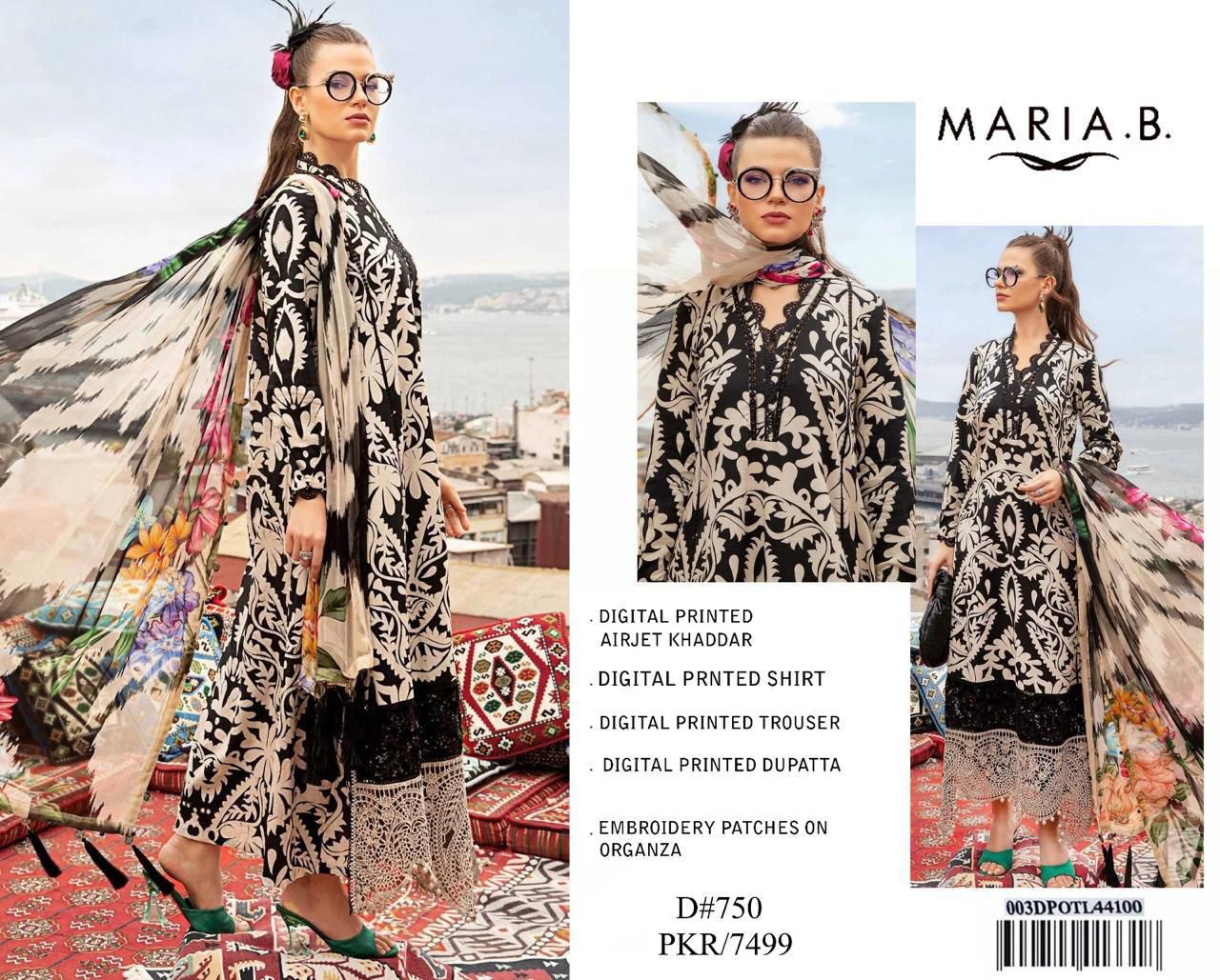 MARIA.B. โ D#750 | Digital Printed Airjet Khaddar