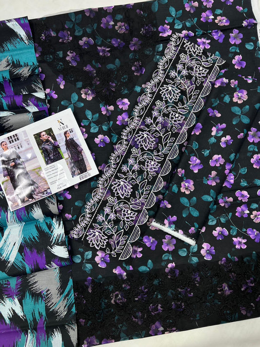 Nuréh – D#752 | Digital Printed Airjet Khaddar