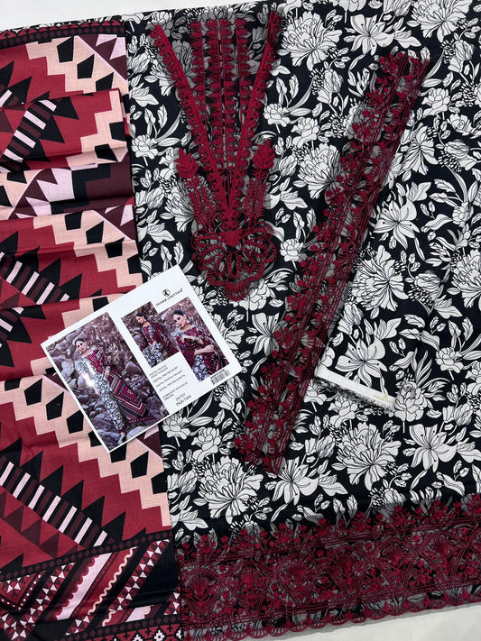Zainab Chottani – D#757 | Digital Printed Airjet Khaddar